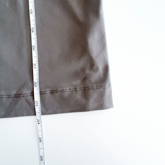 Nike Golf Womens Top Collared Short Sleeve Dri-Fit Light Gray Brown XL - Picture 4 of 5